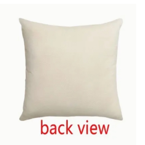 NEW LEMON HOME SWEET HOME LINEN DECORATIVE HOME DECOR PILLOW COVER 17.7" X 17.7" - Picture 3 of 4